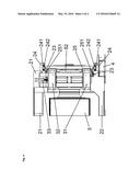 MACHINE FRAME FOR A ROLL PRESS diagram and image