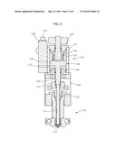 PIEZO-PNEUMATIC VALVE DRIVING TYPE DISPENSING PUMP AND METHOD OF     DISPENSING VISCOUS LIQUID BY USING THE PUMP diagram and image