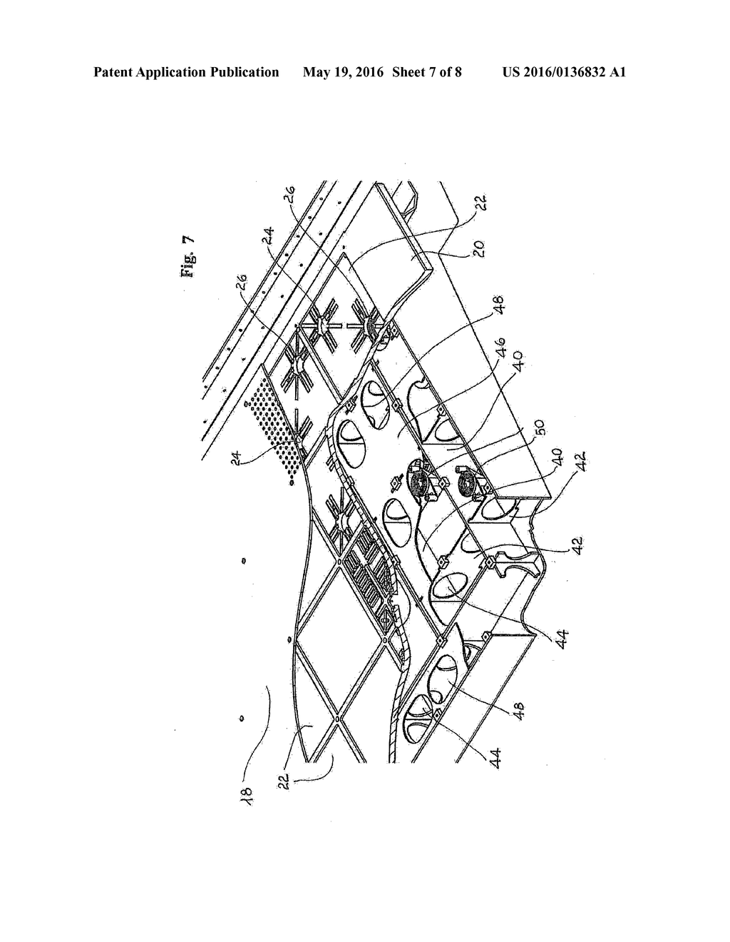 CUTTING TABLE WITH DIFFERENTIATED SUCTION FOR STABILISING THE MATERIAL TO     BE CUT - diagram, schematic, and image 08