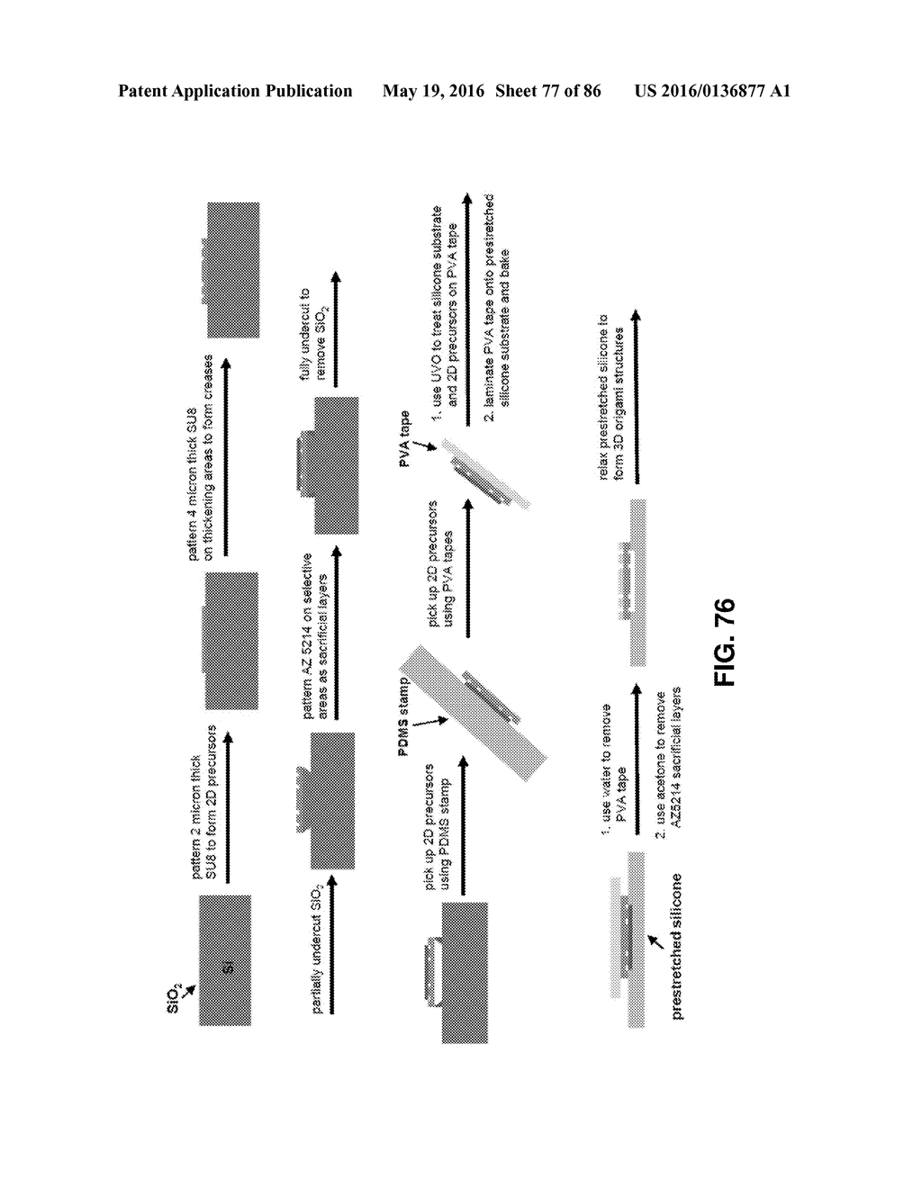 DETERMINISTIC ASSEMBLY OF COMPLEX, THREE-DIMENSIONAL ARCHITECTURES BY     COMPRESSIVE BUCKLING - diagram, schematic, and image 78