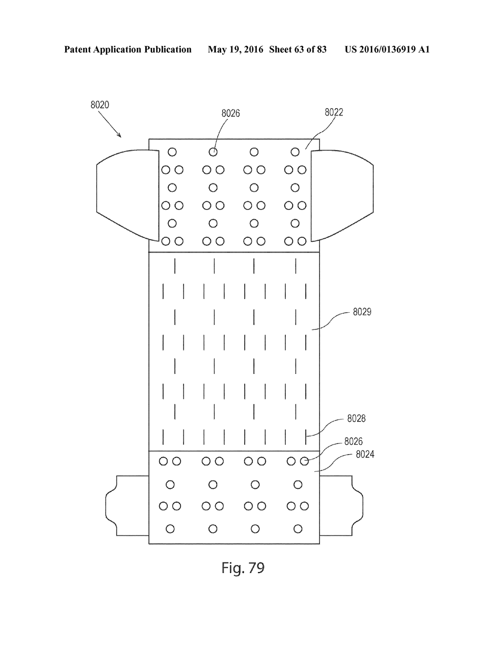 ZONAL PATTERNED APERTURED WEBS, LAMINATES, AND METHODS FOR MAKING THE SAME - diagram, schematic, and image 64