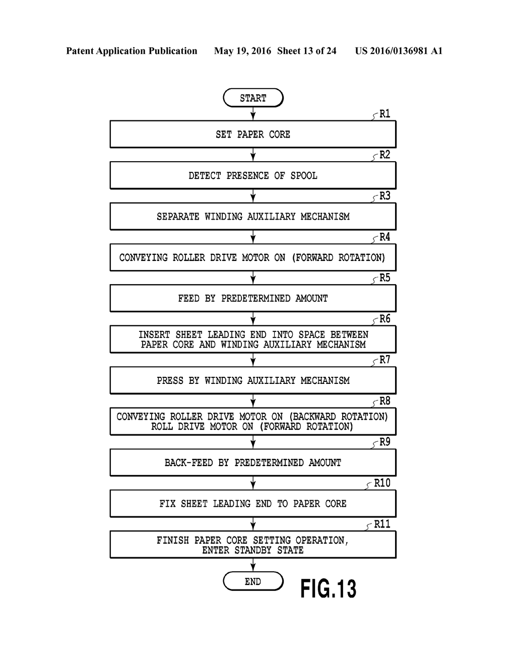 PRINTING APPARATUS AND SHEET WINDING METHOD - diagram, schematic, and image 14