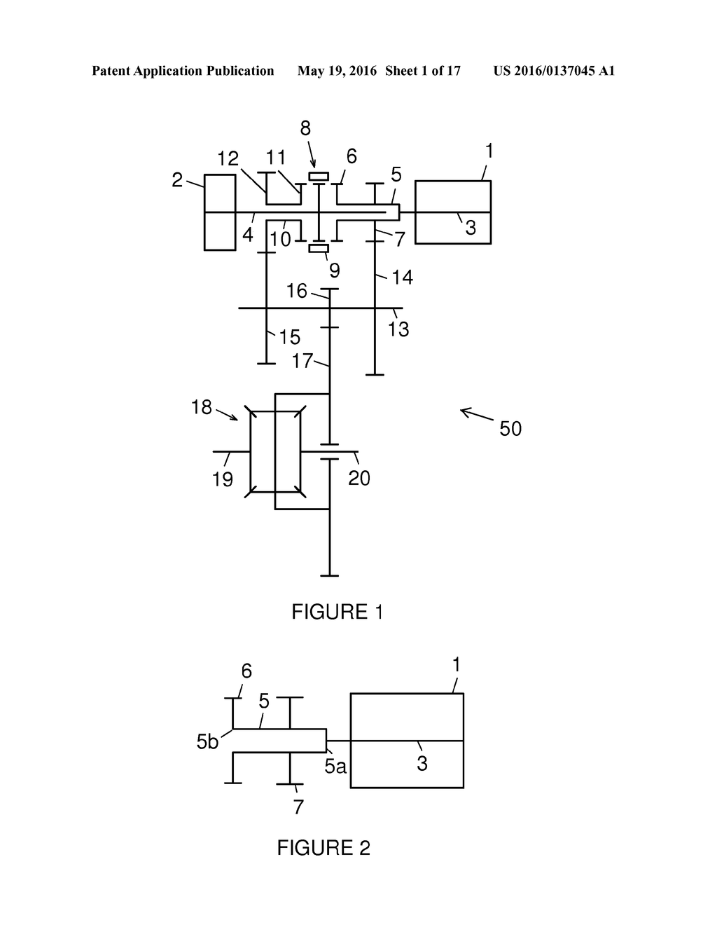 Dual-motor power system and dual-motor hybrid power system for vehicle - diagram, schematic, and image 02