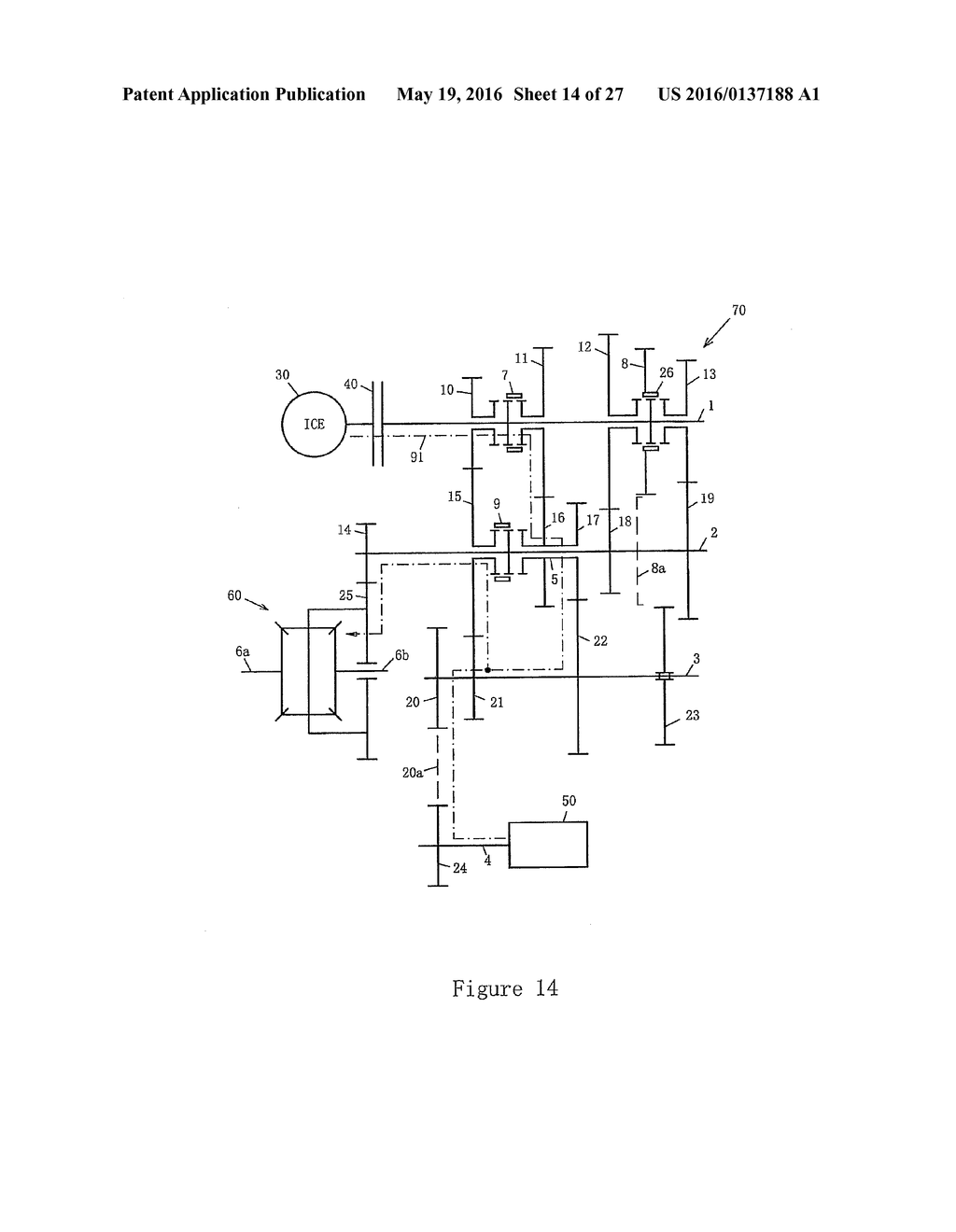 Control systems and methods for transmission of hybrid power vehicle - diagram, schematic, and image 15