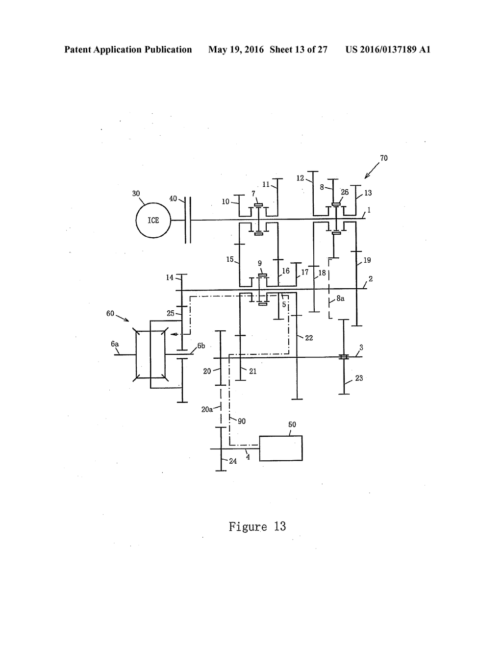 Control systems and methods for transmission of hybrid power vehicle - diagram, schematic, and image 14