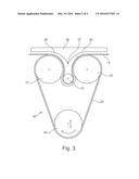 Device for Decurling a Web of Material, Such as a Paper Web diagram and image