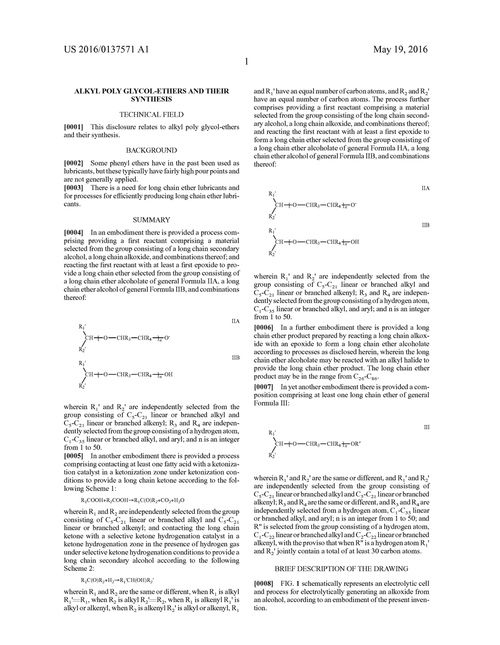 ALKYL POLY GLYCOL-ETHERS AND THEIR SYNTHESIS - diagram, schematic, and image 03