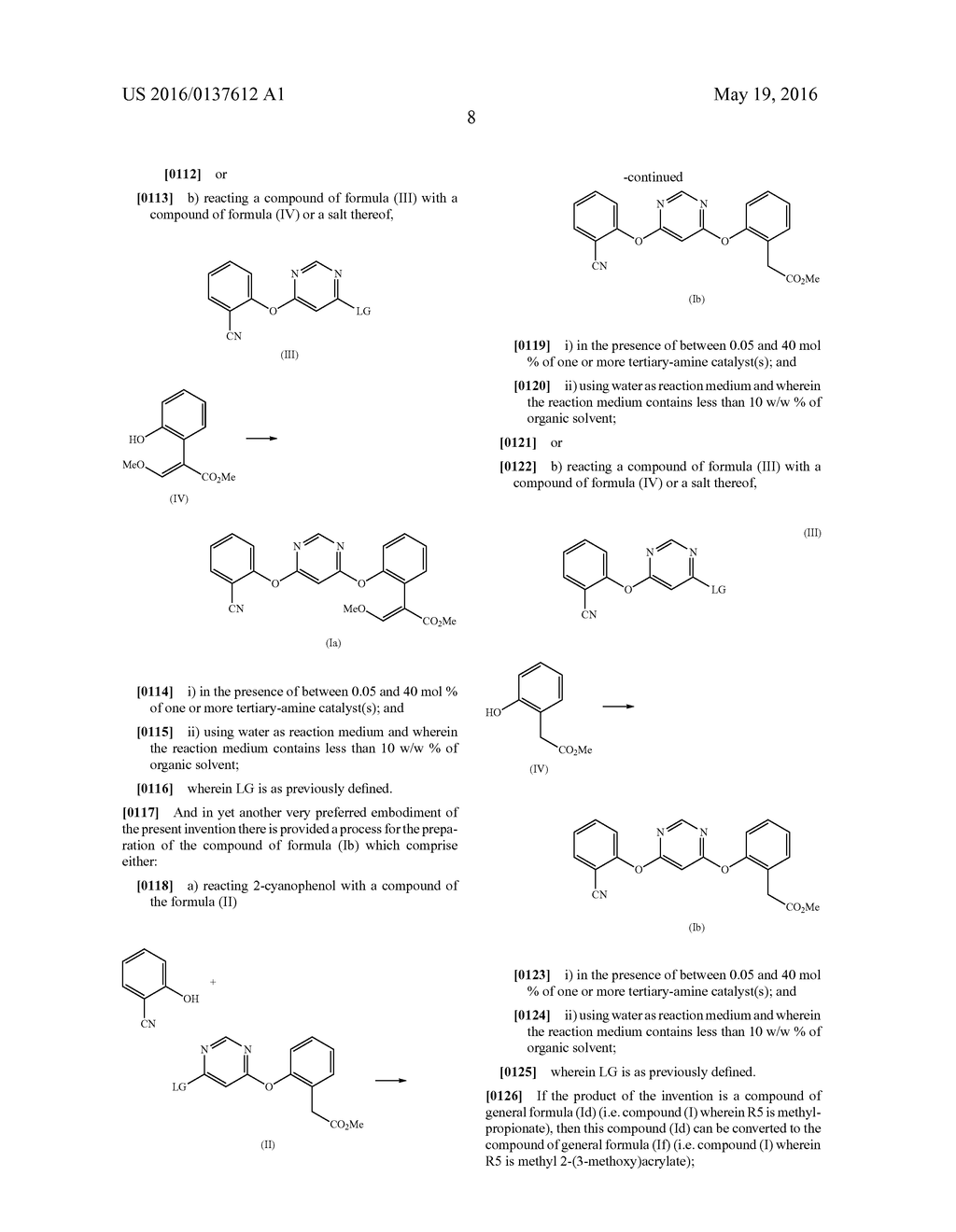 PROCESS FOR PREPARING 4,6-BIS (ARYLOXY) PYRIMIDINE DERIVATIVES - diagram, schematic, and image 09