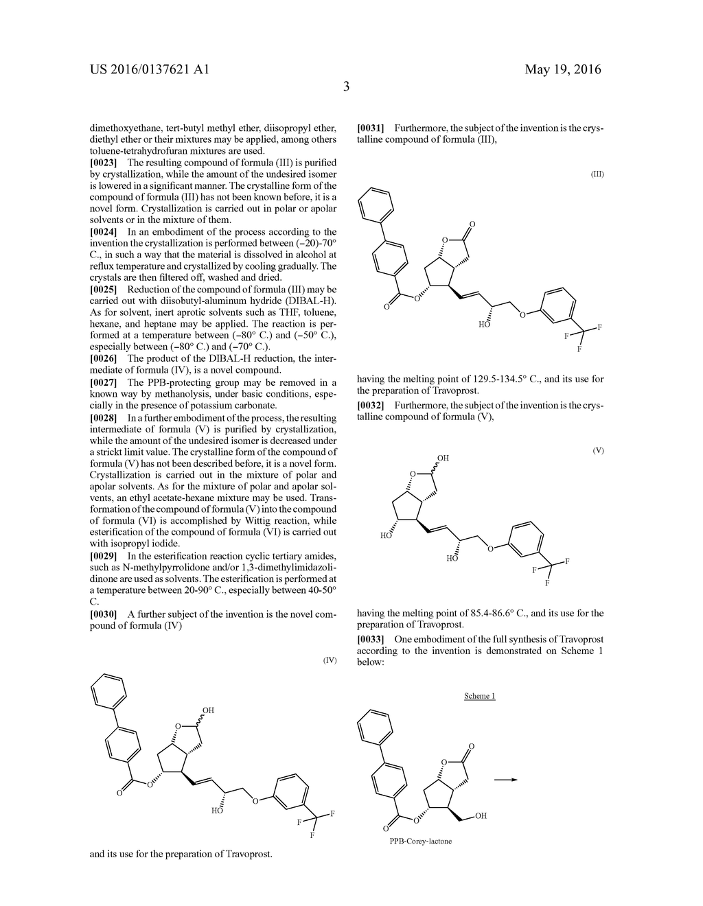 PROCESS FOR THE PREPARATION OF TRAVOPROST - diagram, schematic, and image 11