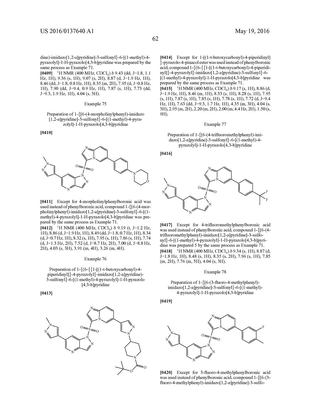FIVE-MEMBER-HETEROCYCLE FUSED PYRIDINE COMPOUNDS, METHOD OF PRODUCING THE     SAME, AND USE THEREOF - diagram, schematic, and image 64