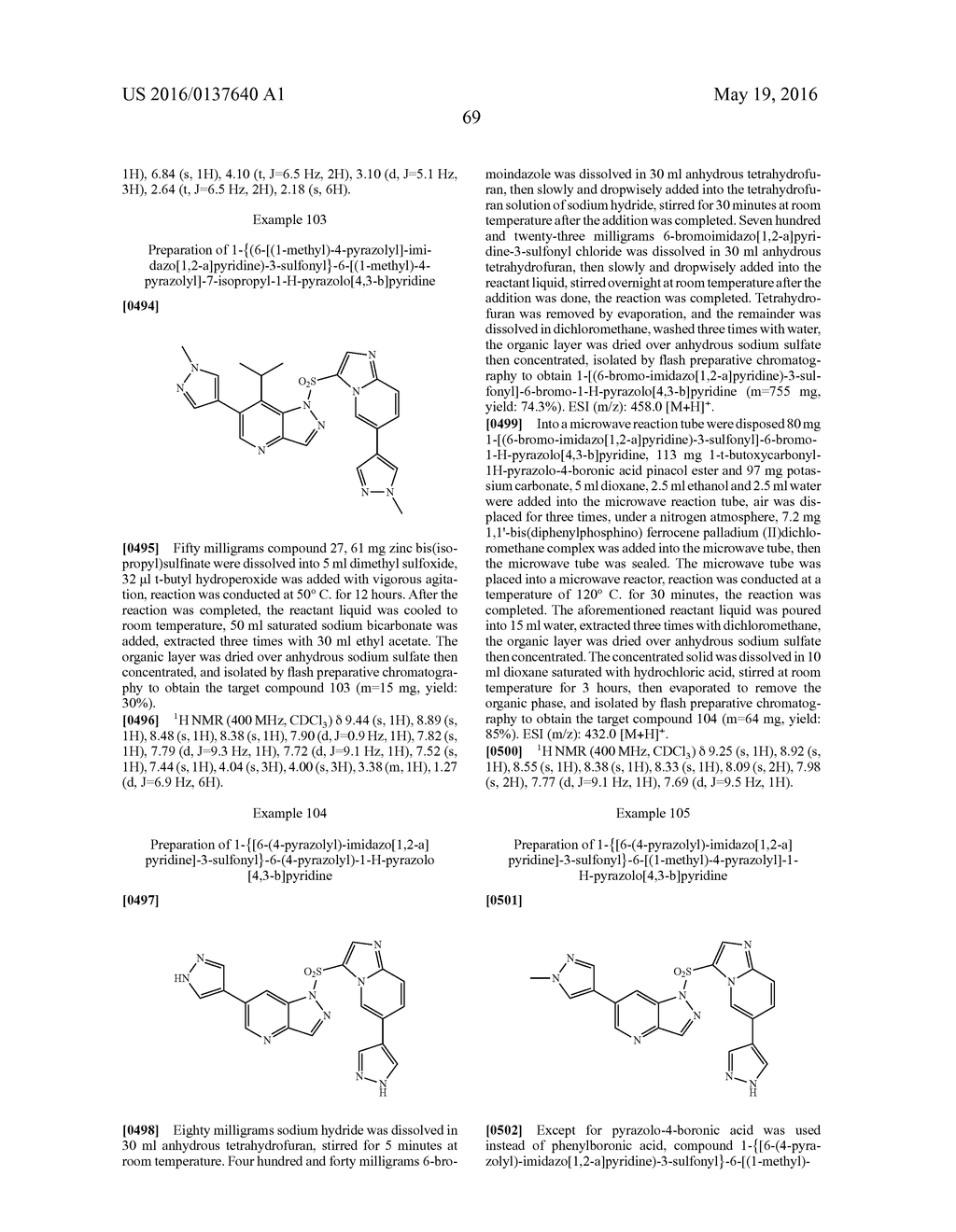 FIVE-MEMBER-HETEROCYCLE FUSED PYRIDINE COMPOUNDS, METHOD OF PRODUCING THE     SAME, AND USE THEREOF - diagram, schematic, and image 71