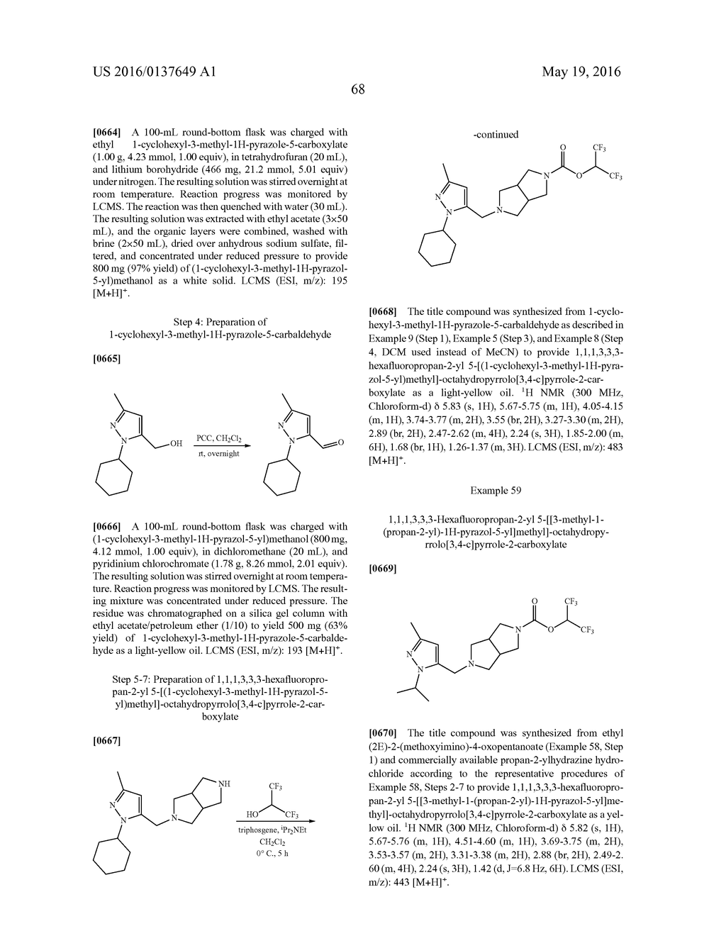 PYRROLO-PYRROLE CARBAMATE AND RELATED ORGANIC COMPOUNDS, PHARMACEUTICAL     COMPOSITIONS, AND MEDICAL USES THEREOF - diagram, schematic, and image 69