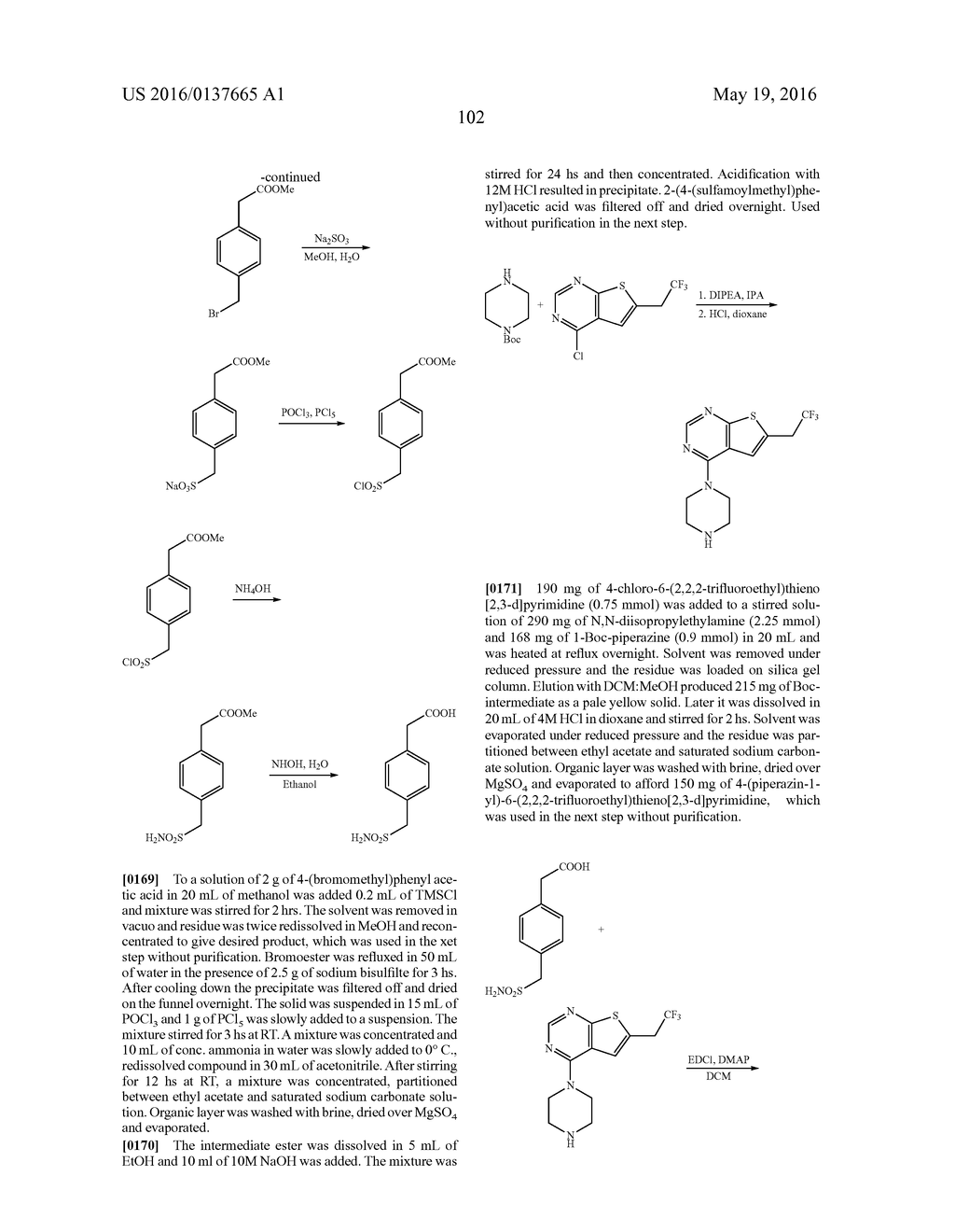 COMPOSITIONS COMPRISING THIENOPYRIMIDINE AND THIENOPYRIDINE COMPOUNDS AND     METHODS OF USE THEREOF - diagram, schematic, and image 121