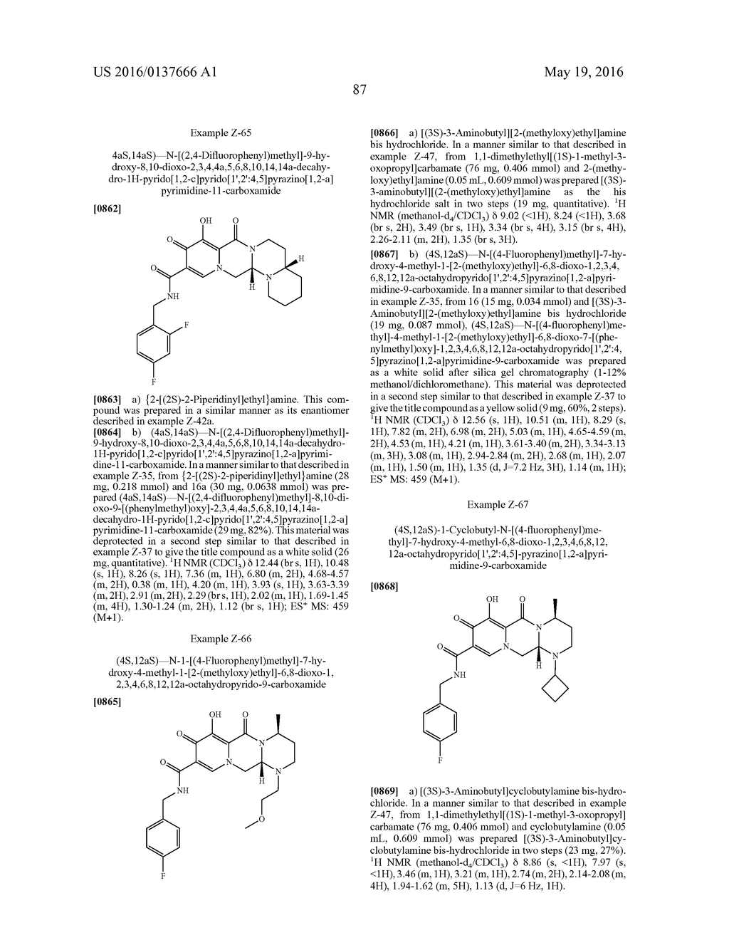 SUBSTITUTED CYCLOPENTA[4,5]OXAZOLO[3,2-a]PYRIDO[1,2-d]PYRAZINES AS HIV     INTEGRASE INHIBITORS - diagram, schematic, and image 88