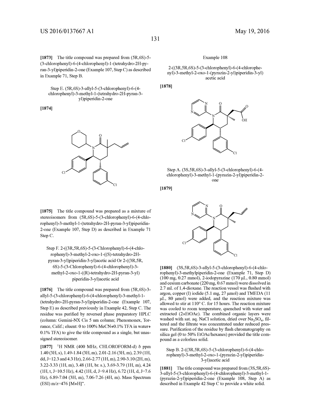 Piperidinone Derivatives as MDM2 Inhibitors for the Treatment of Cancer - diagram, schematic, and image 132