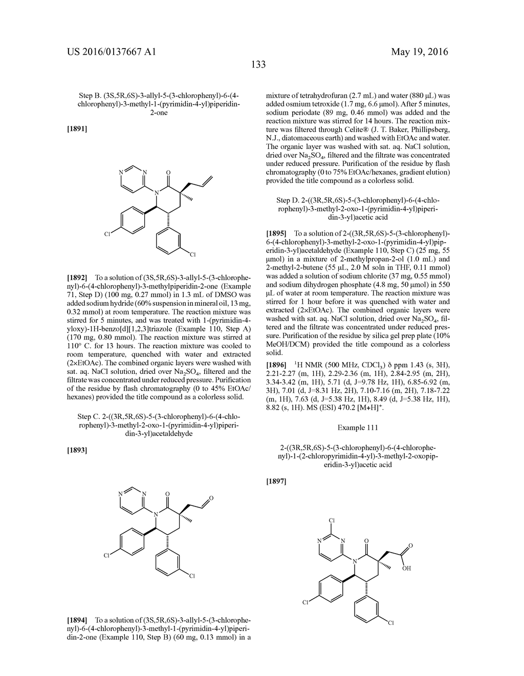 Piperidinone Derivatives as MDM2 Inhibitors for the Treatment of Cancer - diagram, schematic, and image 134