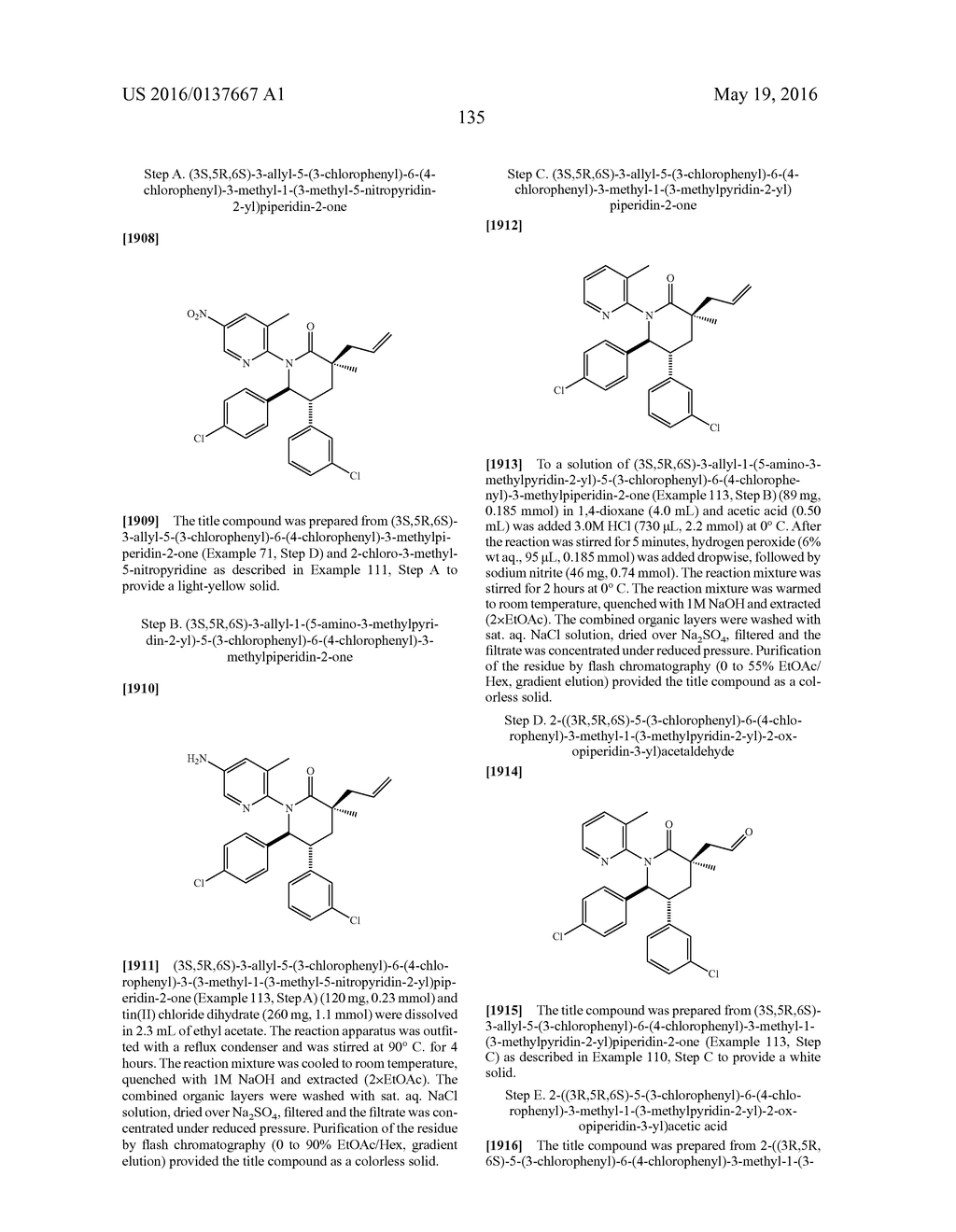 Piperidinone Derivatives as MDM2 Inhibitors for the Treatment of Cancer - diagram, schematic, and image 136