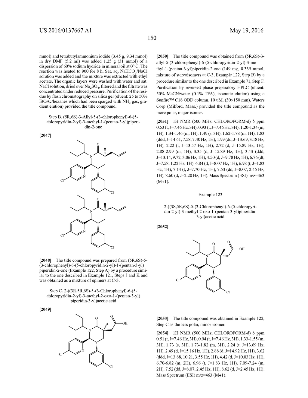 Piperidinone Derivatives as MDM2 Inhibitors for the Treatment of Cancer - diagram, schematic, and image 151