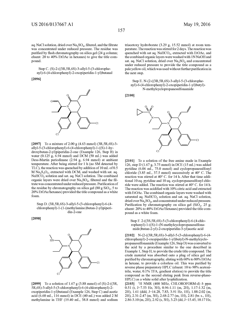Piperidinone Derivatives as MDM2 Inhibitors for the Treatment of Cancer - diagram, schematic, and image 158