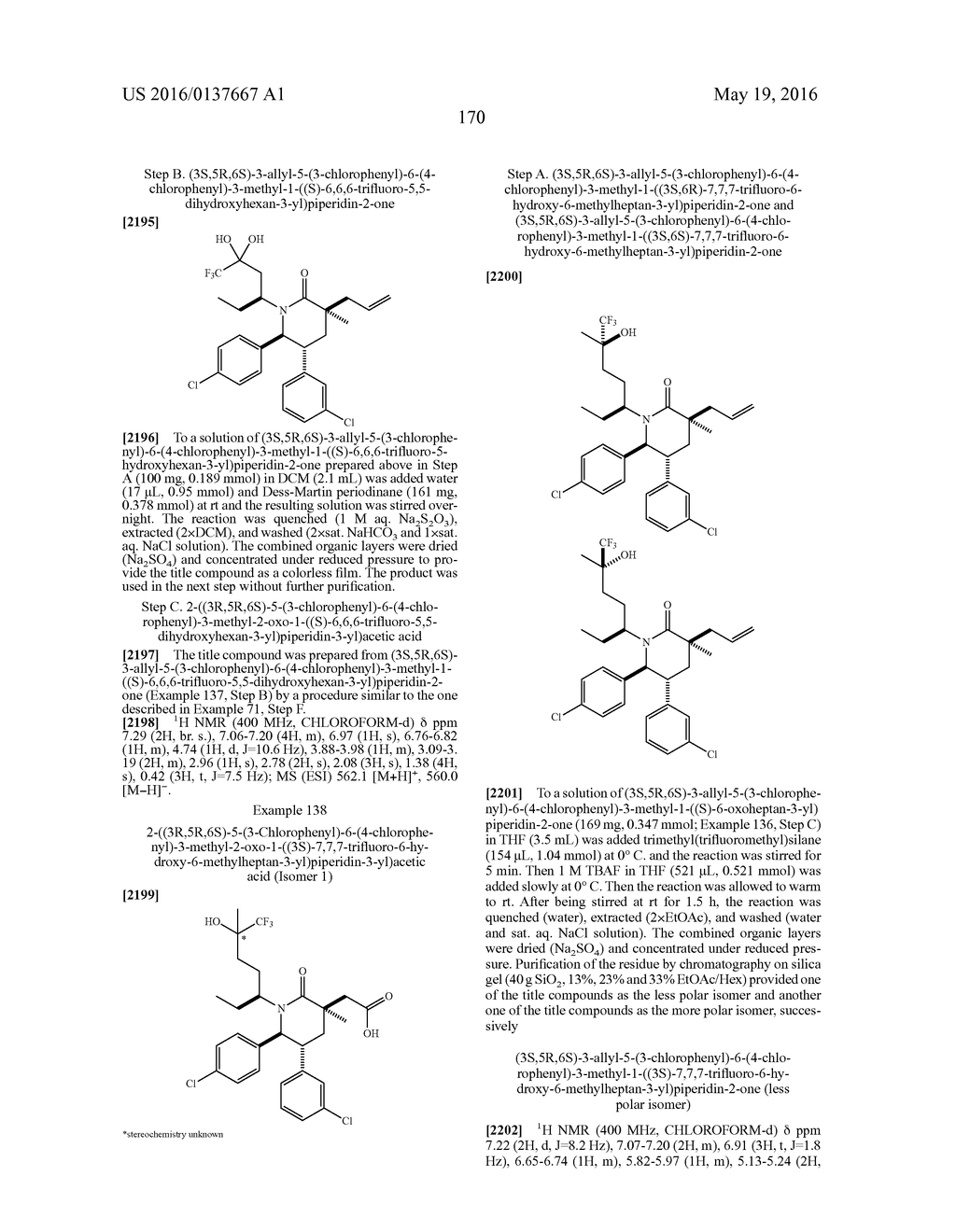 Piperidinone Derivatives as MDM2 Inhibitors for the Treatment of Cancer - diagram, schematic, and image 171