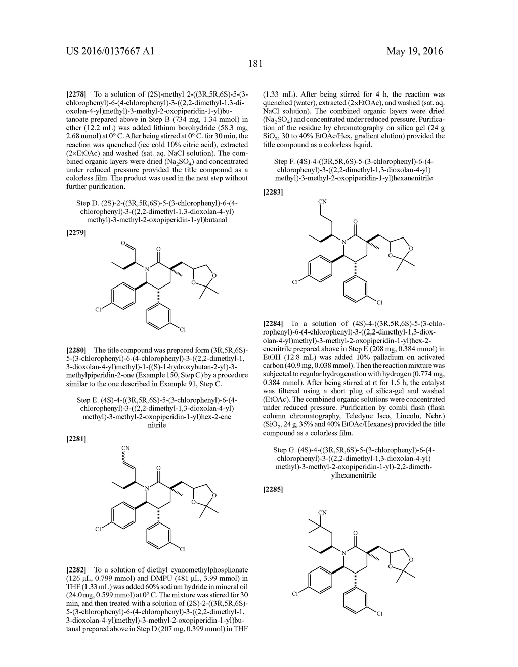 Piperidinone Derivatives as MDM2 Inhibitors for the Treatment of Cancer - diagram, schematic, and image 182