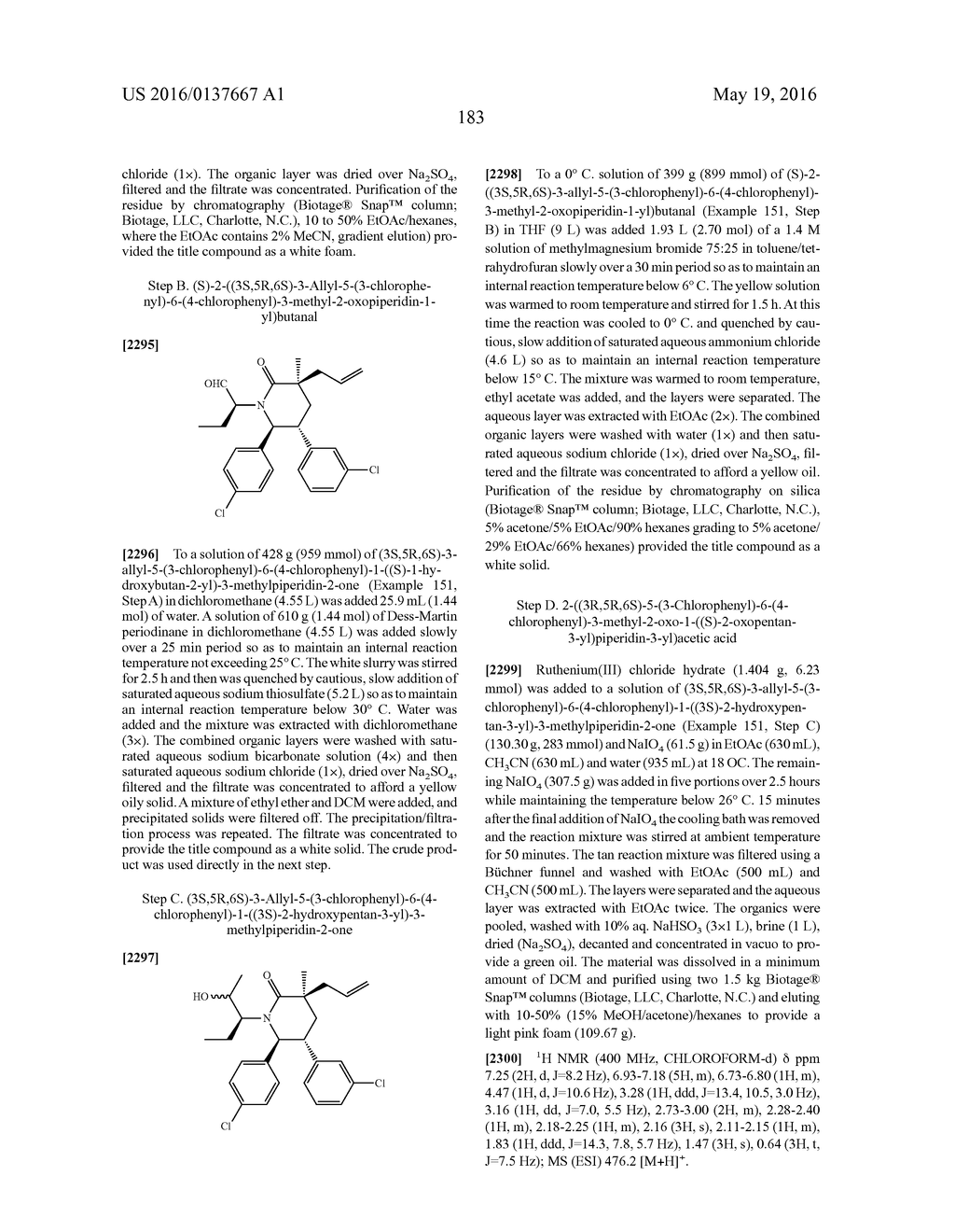 Piperidinone Derivatives as MDM2 Inhibitors for the Treatment of Cancer - diagram, schematic, and image 184