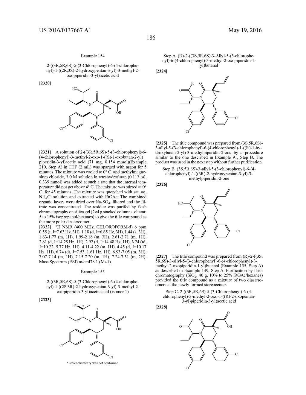 Piperidinone Derivatives as MDM2 Inhibitors for the Treatment of Cancer - diagram, schematic, and image 187