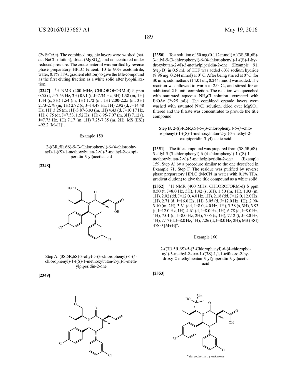 Piperidinone Derivatives as MDM2 Inhibitors for the Treatment of Cancer - diagram, schematic, and image 190