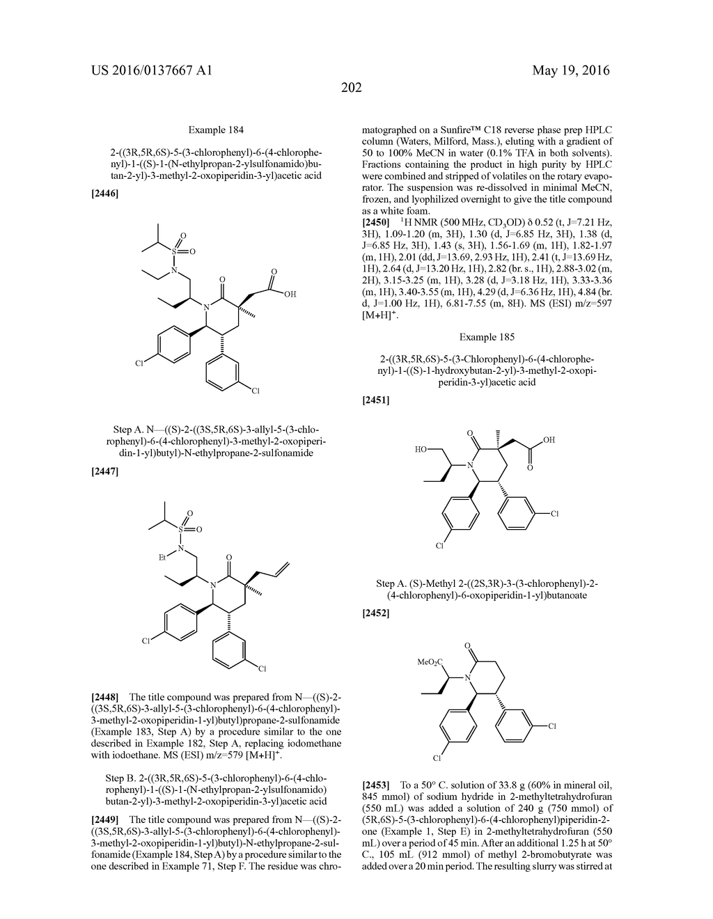Piperidinone Derivatives as MDM2 Inhibitors for the Treatment of Cancer - diagram, schematic, and image 203