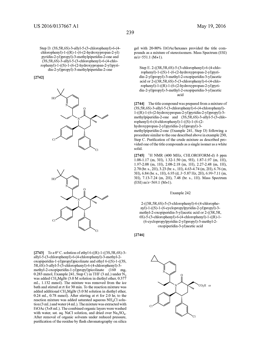 Piperidinone Derivatives as MDM2 Inhibitors for the Treatment of Cancer - diagram, schematic, and image 240