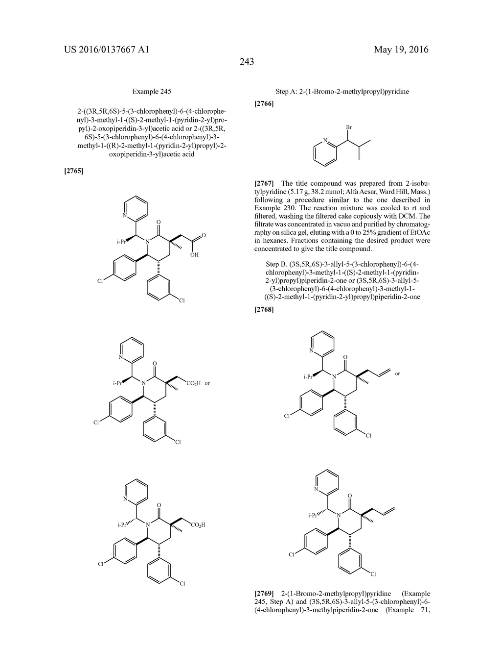 Piperidinone Derivatives as MDM2 Inhibitors for the Treatment of Cancer - diagram, schematic, and image 244