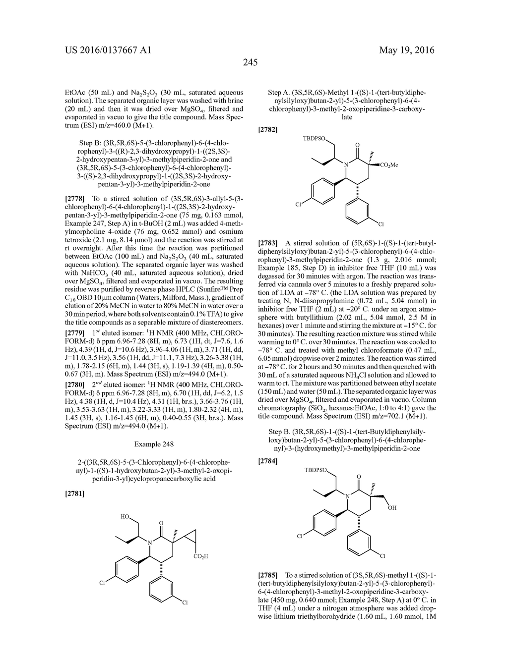 Piperidinone Derivatives as MDM2 Inhibitors for the Treatment of Cancer - diagram, schematic, and image 246