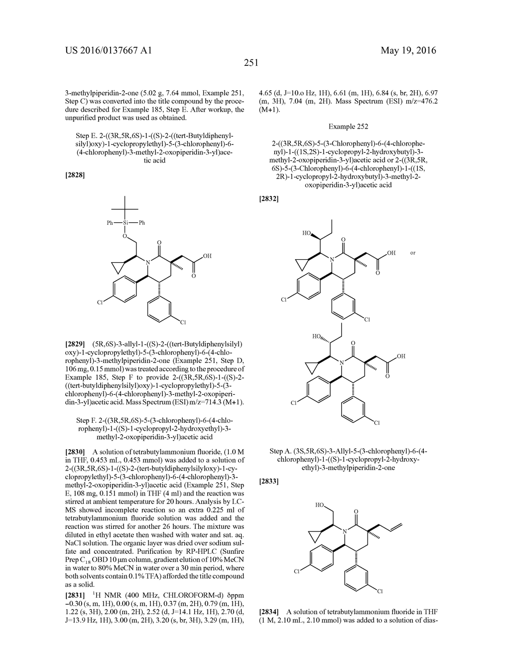 Piperidinone Derivatives as MDM2 Inhibitors for the Treatment of Cancer - diagram, schematic, and image 252