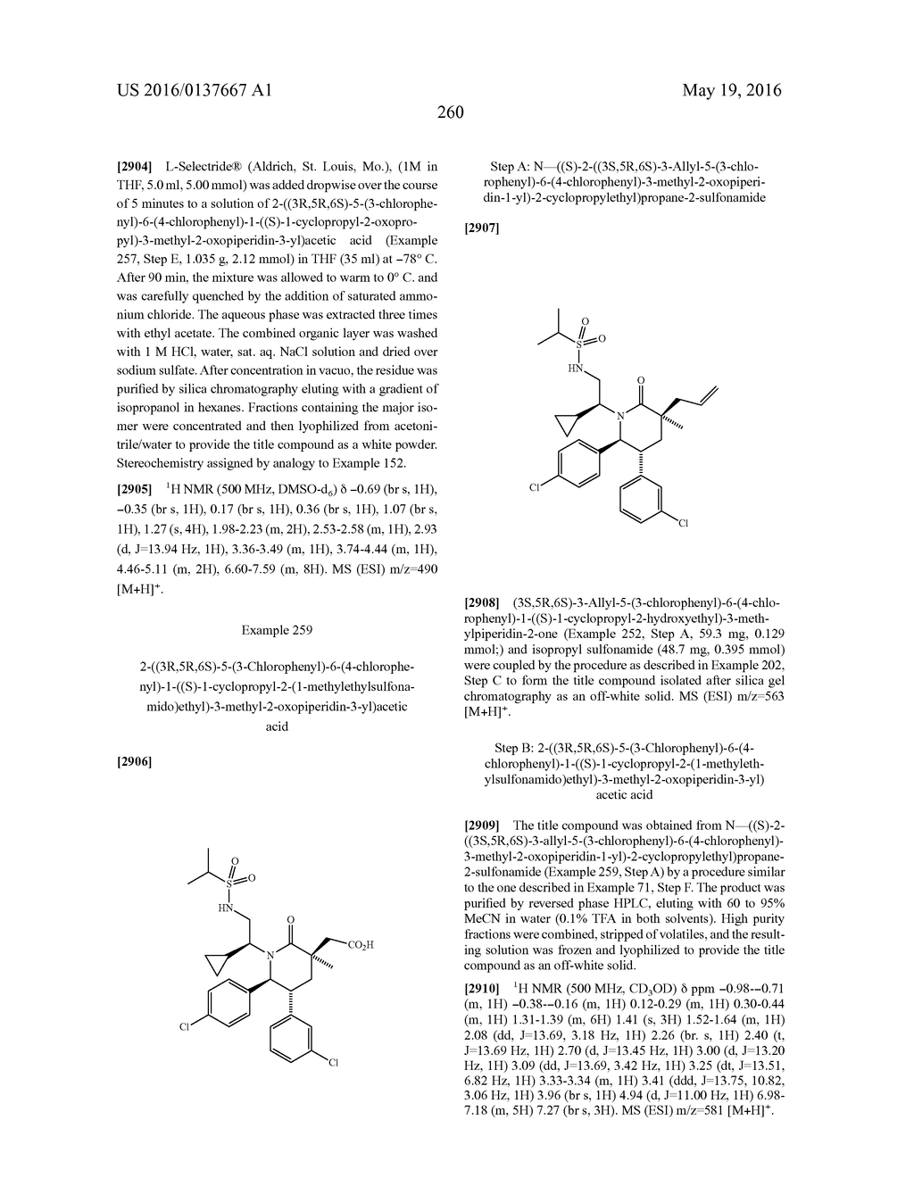 Piperidinone Derivatives as MDM2 Inhibitors for the Treatment of Cancer - diagram, schematic, and image 261