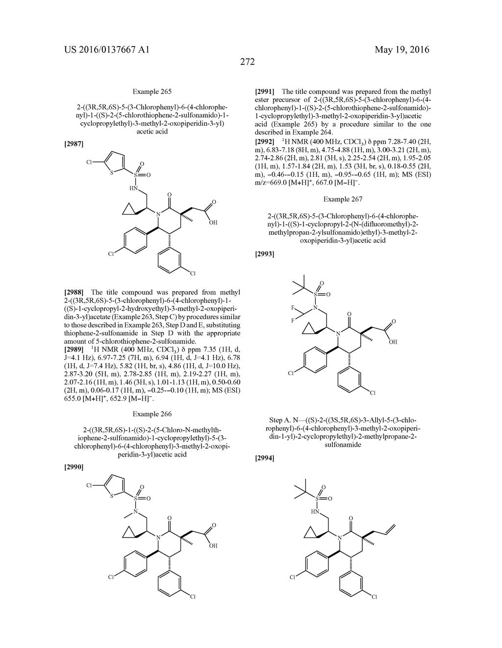 Piperidinone Derivatives as MDM2 Inhibitors for the Treatment of Cancer - diagram, schematic, and image 273