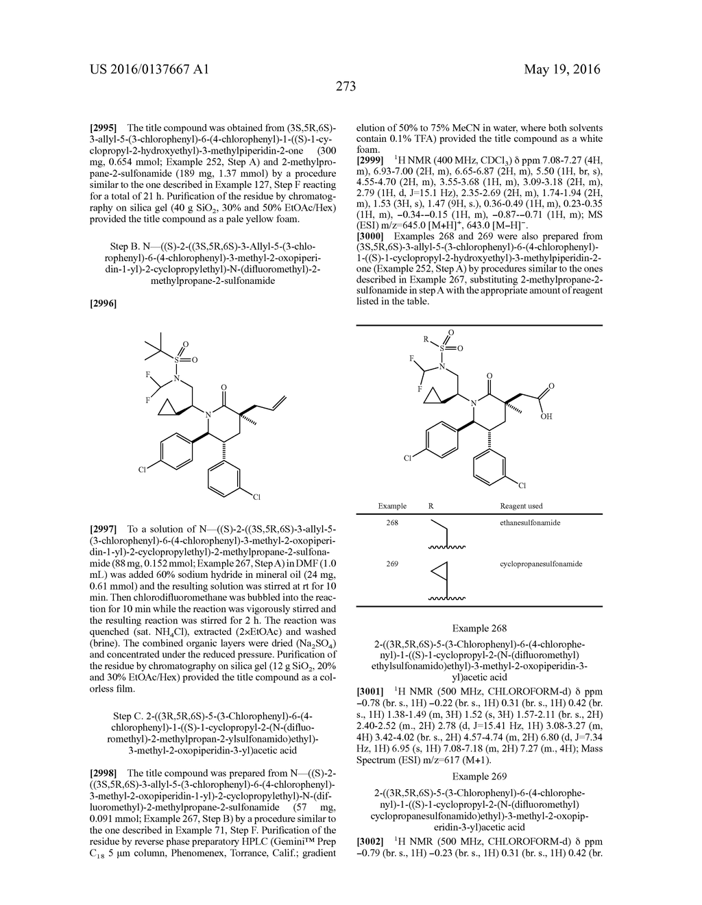 Piperidinone Derivatives as MDM2 Inhibitors for the Treatment of Cancer - diagram, schematic, and image 274