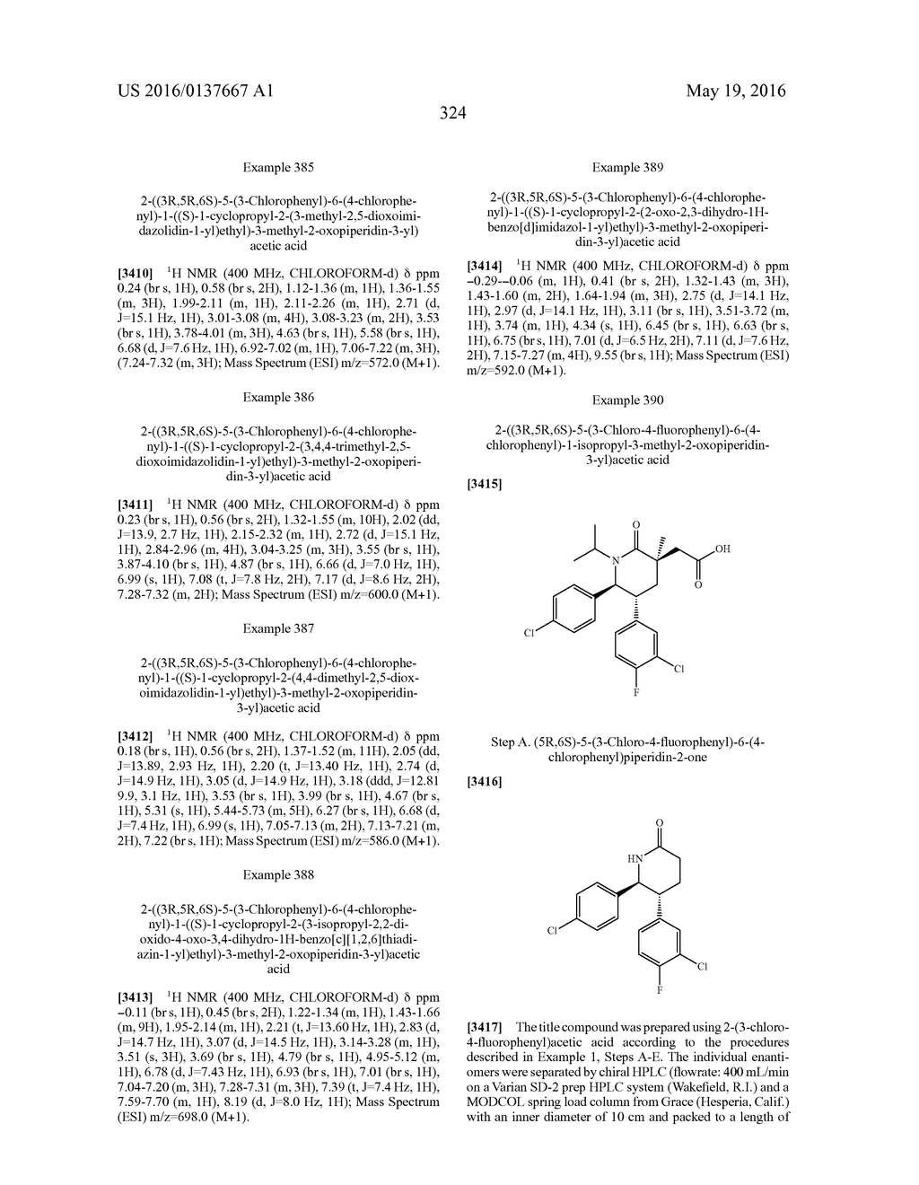 Piperidinone Derivatives as MDM2 Inhibitors for the Treatment of Cancer - diagram, schematic, and image 325