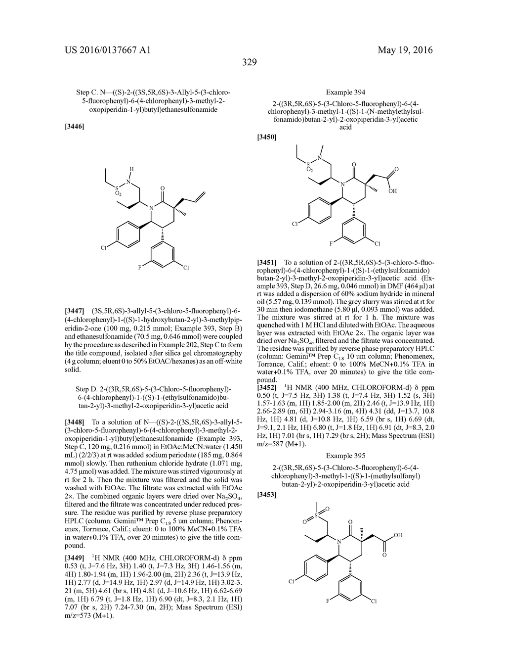Piperidinone Derivatives as MDM2 Inhibitors for the Treatment of Cancer - diagram, schematic, and image 330