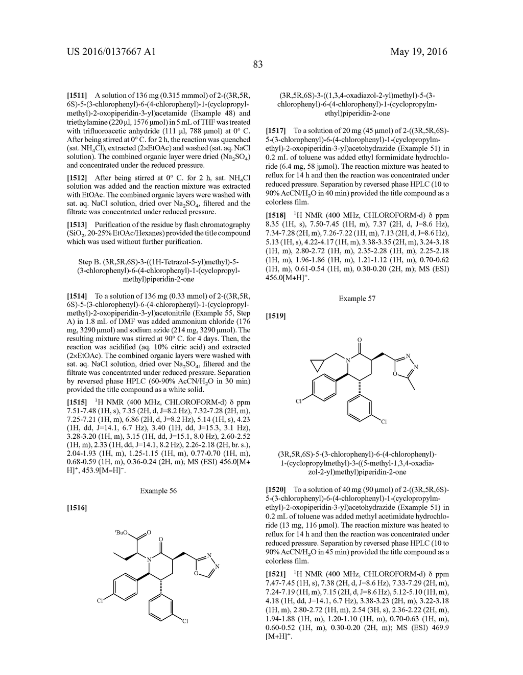 Piperidinone Derivatives as MDM2 Inhibitors for the Treatment of Cancer - diagram, schematic, and image 84