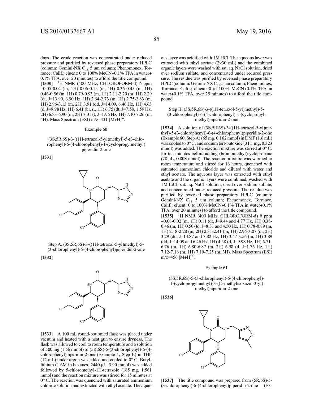 Piperidinone Derivatives as MDM2 Inhibitors for the Treatment of Cancer - diagram, schematic, and image 86