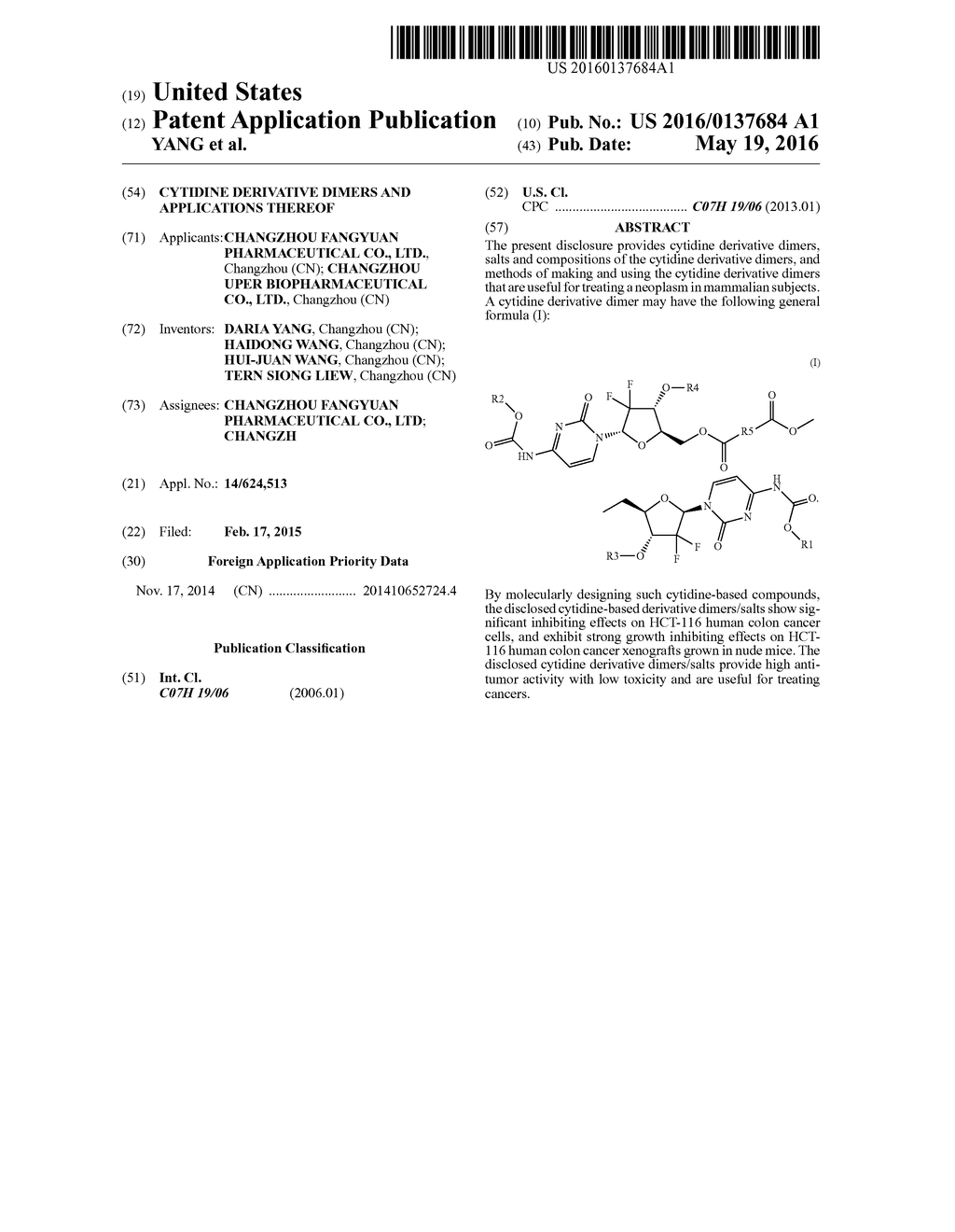 CYTIDINE DERIVATIVE DIMERS AND APPLICATIONS THEREOF - diagram, schematic, and image 01