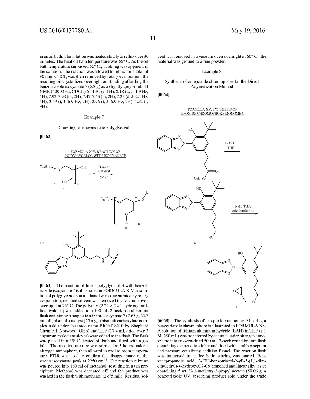 ULTRAVIOLET RADIATION ABSORBING POLYETHERS - diagram, schematic, and image 12