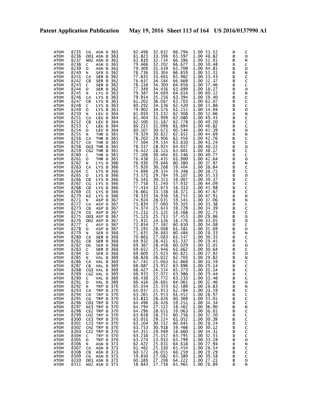 CRYSTAL STRUCTURE OF BLOOD COAGULATION FACTOR XIIIA - diagram, schematic, and image 114