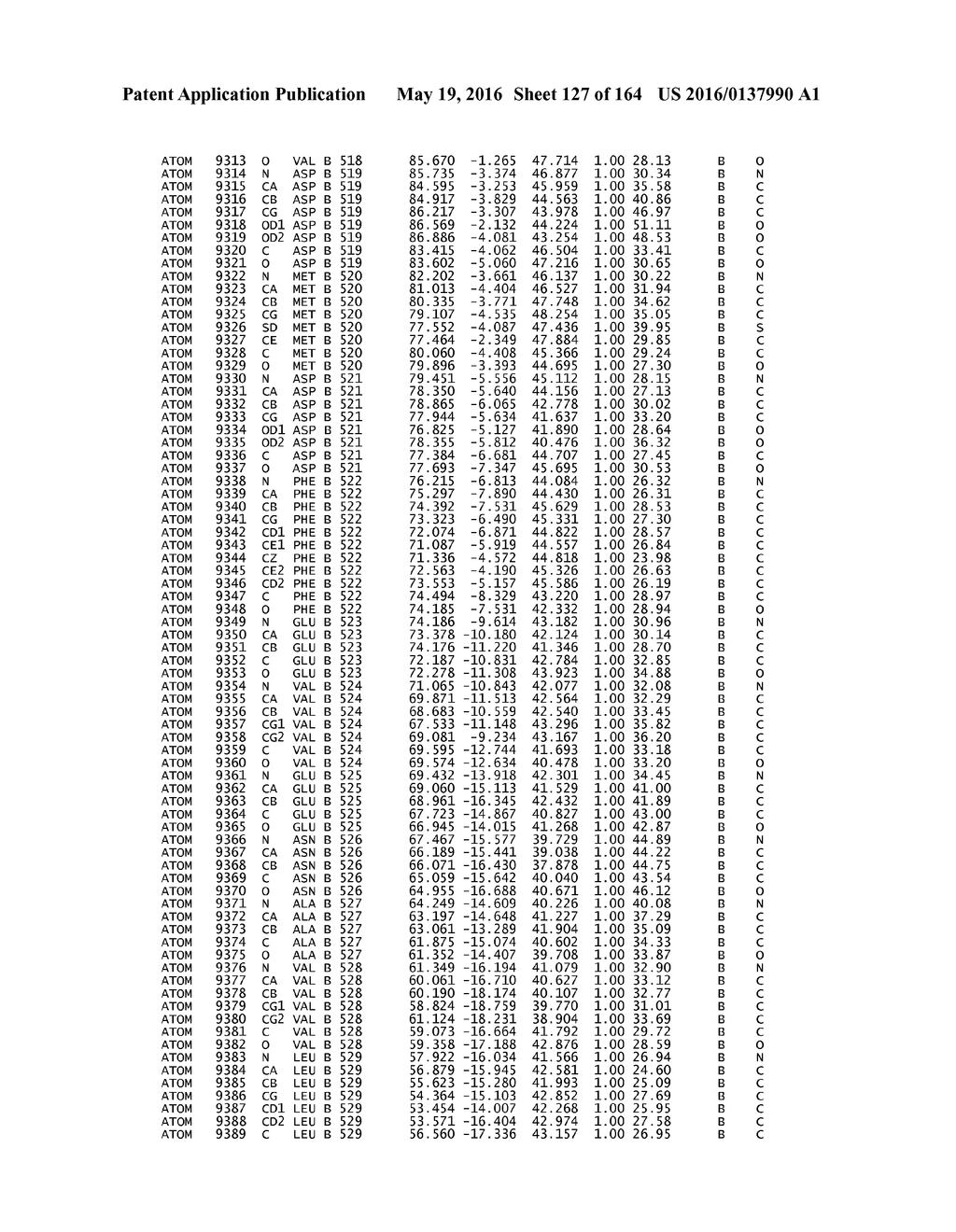 CRYSTAL STRUCTURE OF BLOOD COAGULATION FACTOR XIIIA - diagram, schematic, and image 128