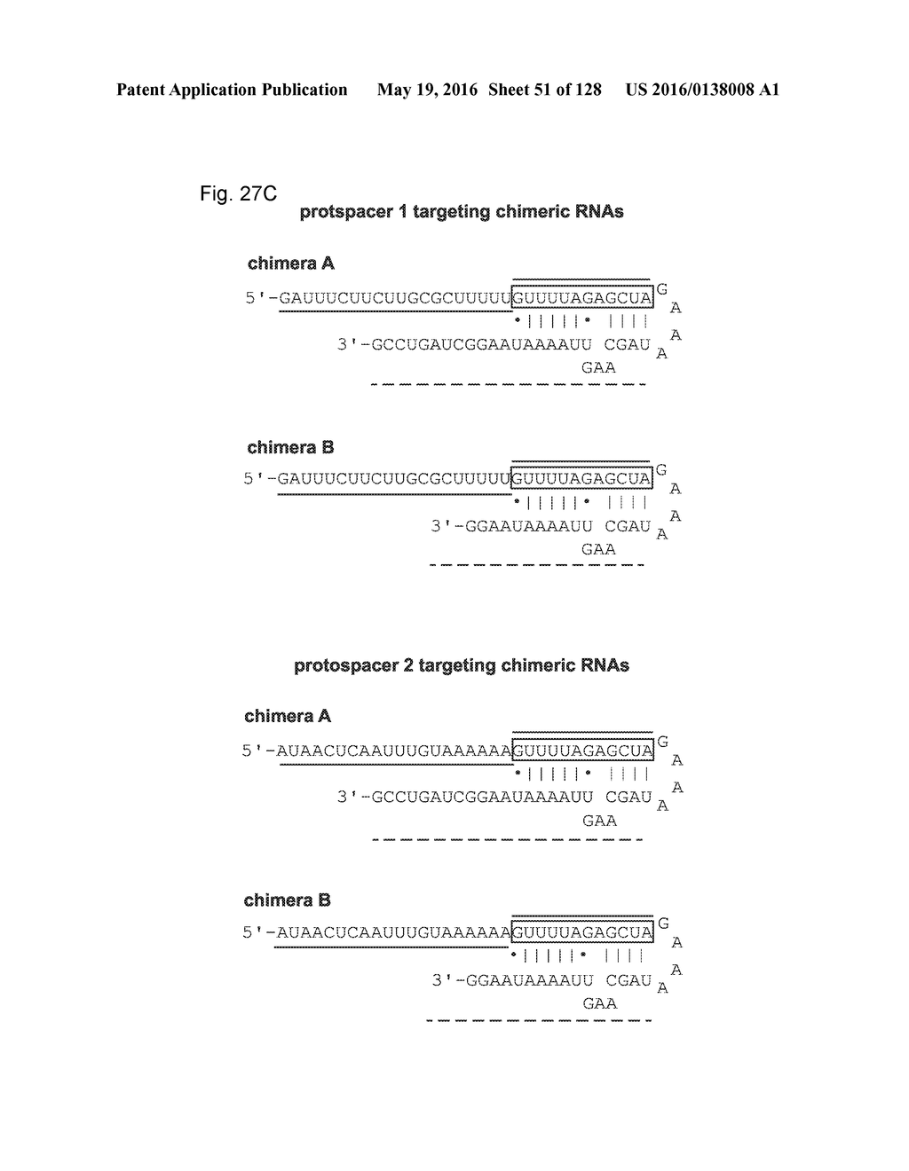 METHODS AND COMPOSITIONS FOR RNA-DIRECTED TARGET DNA MODIFICATION AND FOR     RNA-DIRECTED MODULATION OF TRANSCRIPTION - diagram, schematic, and image 52