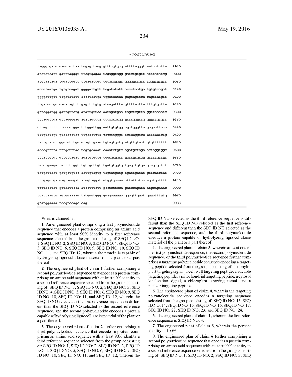 CONSOLIDATED PRETREATMENT AND HYDROLYSIS OF PLANT BIOMASS EXPRESSING CELL     WALL DEGRADING ENZYMES - diagram, schematic, and image 264