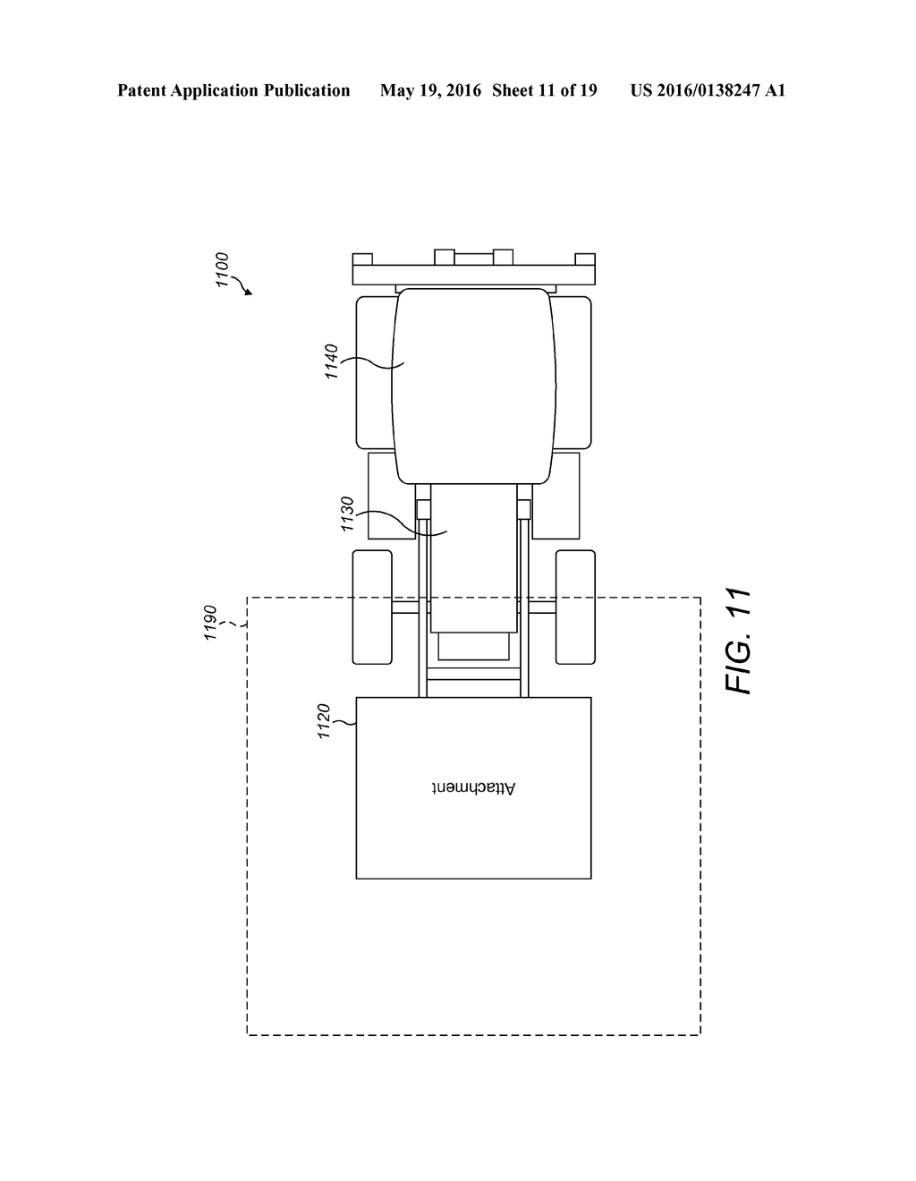 System Using Radar Apparatus for Assisting a User of a Machine of a Kind     Comprising a Body and an Implement - diagram, schematic, and image 12