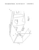 COMPRESSIBLE STAND FOR AWNING WITH DETACHABLE SUPPORT LEG diagram and image