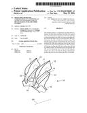 SINGLE-PIECE BLISK FOR TURBOMACHINE FAN COMPRISING AN UPSTREAM AND/OR     DOWNSTREAM RECESS MAKING ITS BLADES MORE FLEXIBLE diagram and image