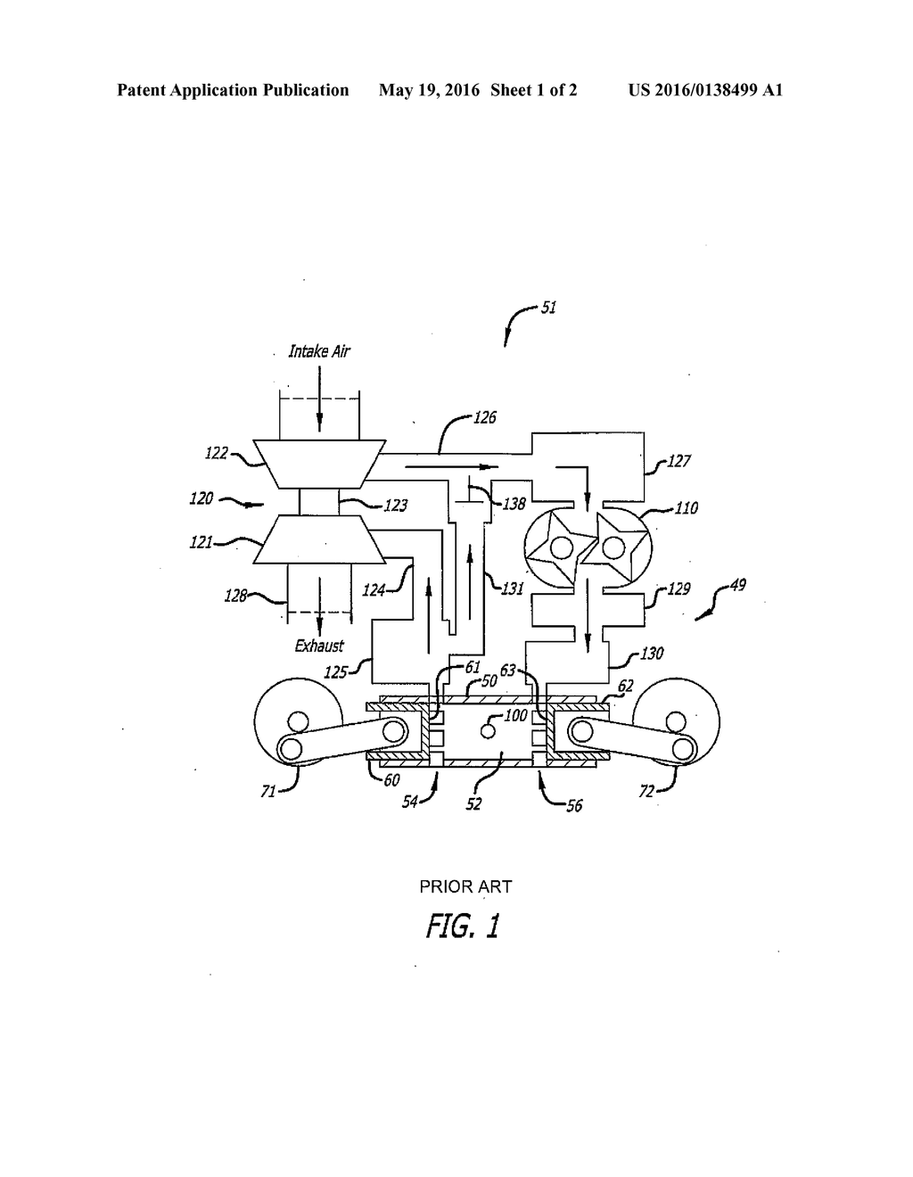 EGR FOR A TWO-STROKE CYCLE ENGINE WITHOUT A SUPERCHARGER - diagram, schematic, and image 02